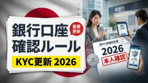 日本銀行口座確認ルール 2026