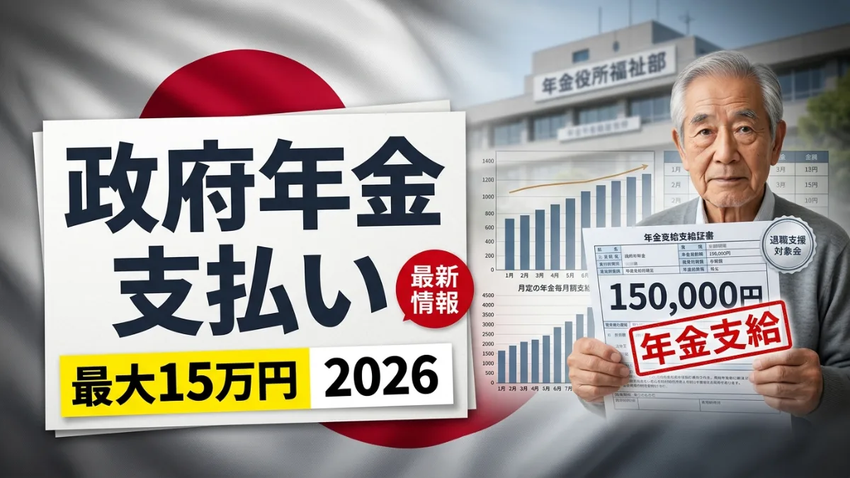 政府年金支払い 2026
