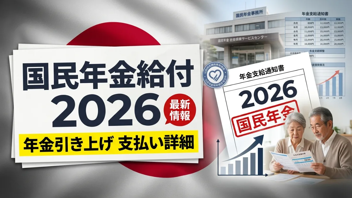 2026年の国民年金給付
