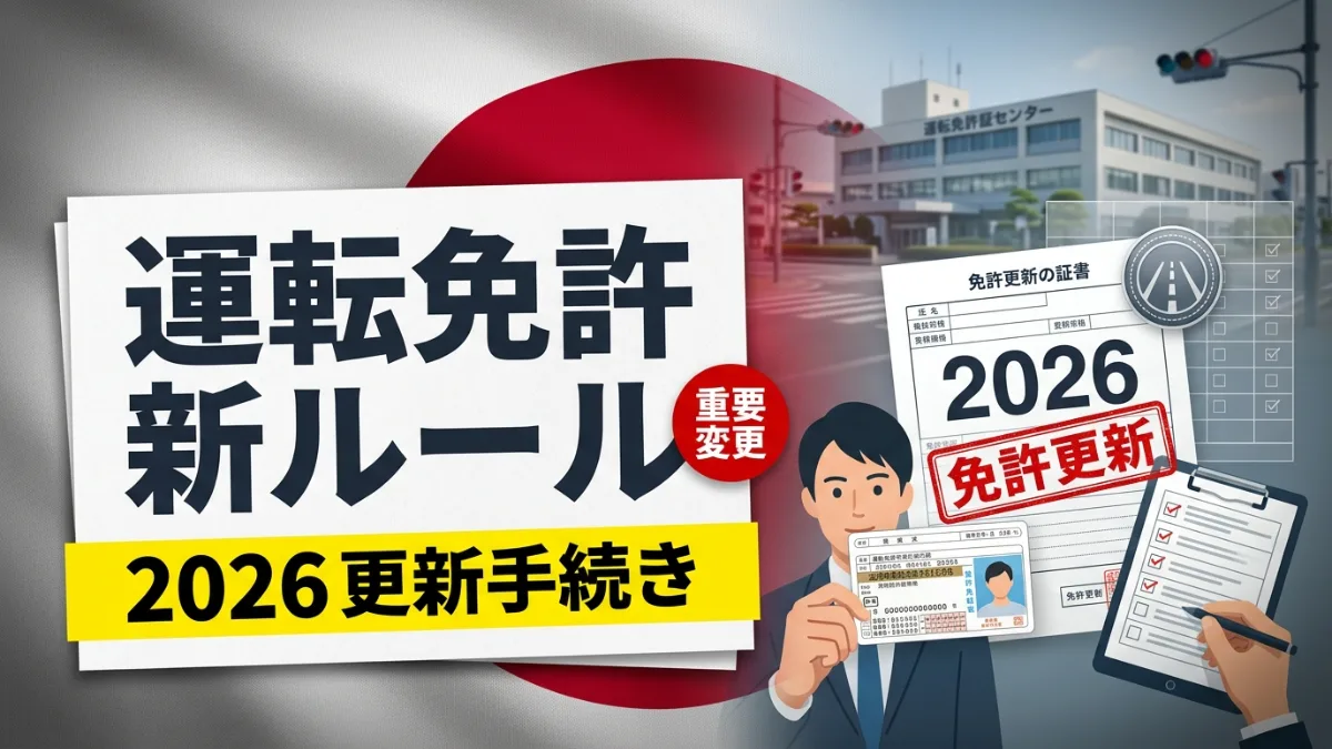 日本運転免許ルール 2026