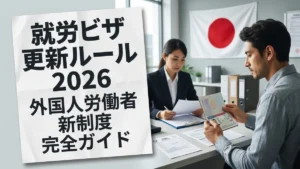 日本就労ビザ更新 2026