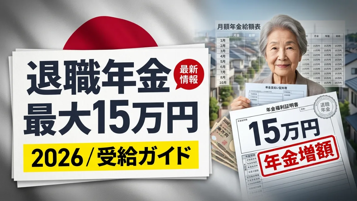 2026年の退職年金増額