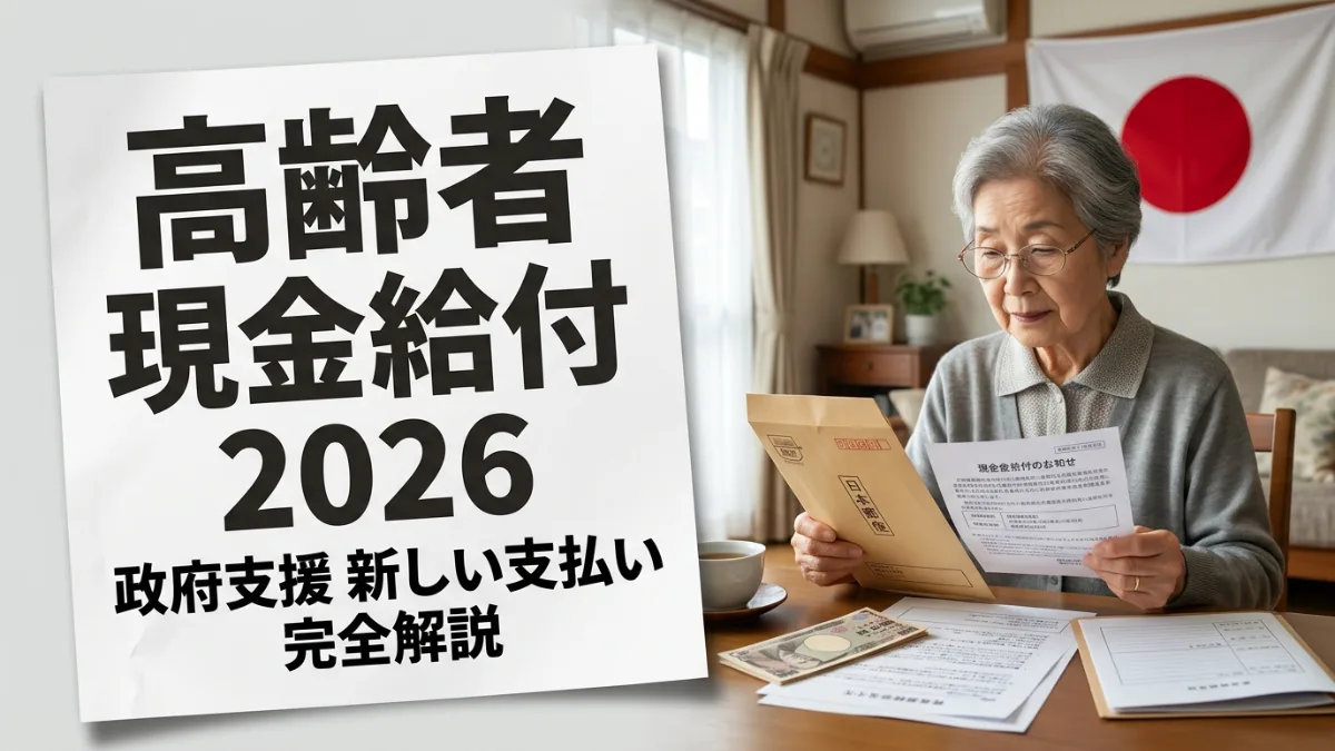 日本高齢者現金給付 2026